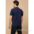 Mens Classic Block Block Bordery Pique Polo